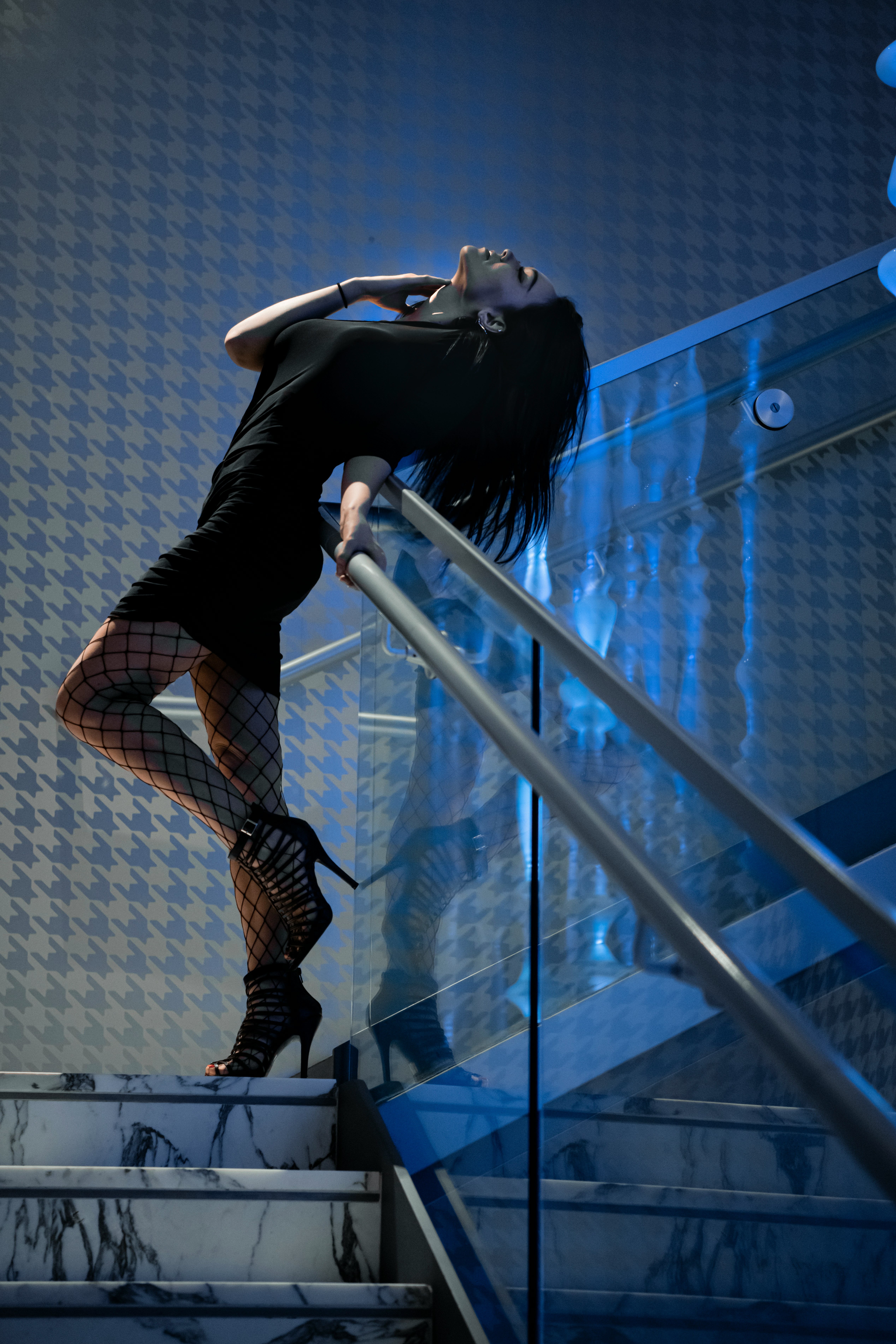 Intimate couple enjoying romantic moment together